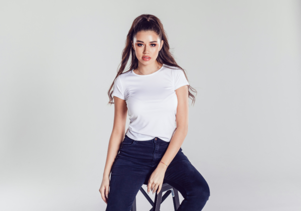 Women's White T-shirt - Image 2