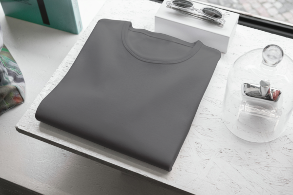 Women's Charcoal Grey T-shirt - Image 3