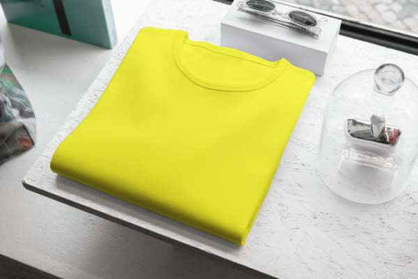 Women's Light Yellow T-shirt - Image 3