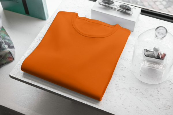 Women's Orange T-shirt - Image 3