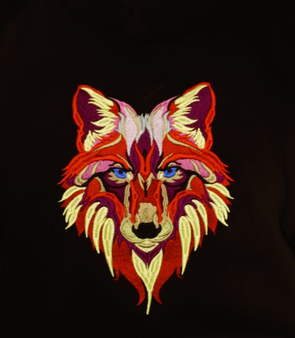 Lunar Howl Embroided Hoodie - Image 5