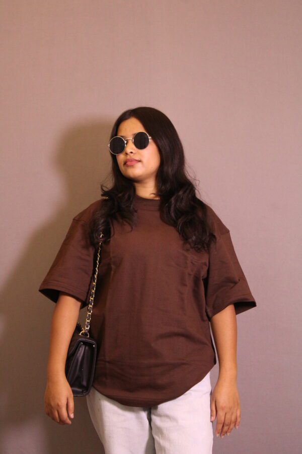 Coffee Plain Oversized T-shirt
