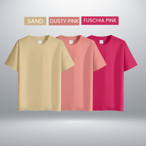 Pick Any Two - Plain Oversized T-shirt - Image 4