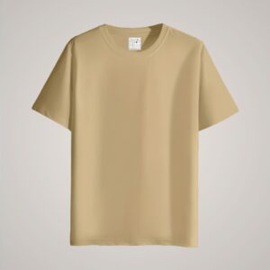 Sand Plain Oversized T-shirt
