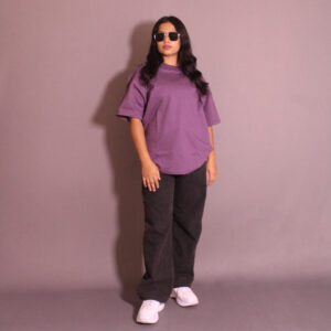 Grape Plain Oversized T-shirt