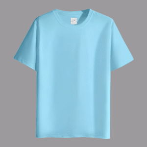 Men's Light Blue - Plain T-Shirt