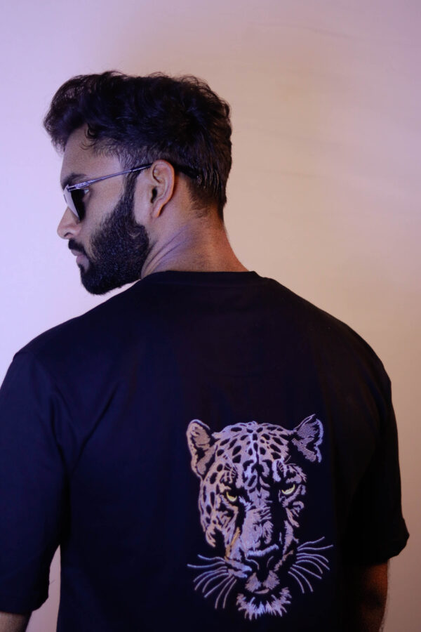 Panther Embroidery T-shirt - Image 2