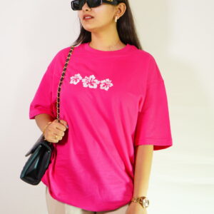 Flower Embroided T-shirt