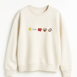 Sea Shell Embroided Sweatshirt