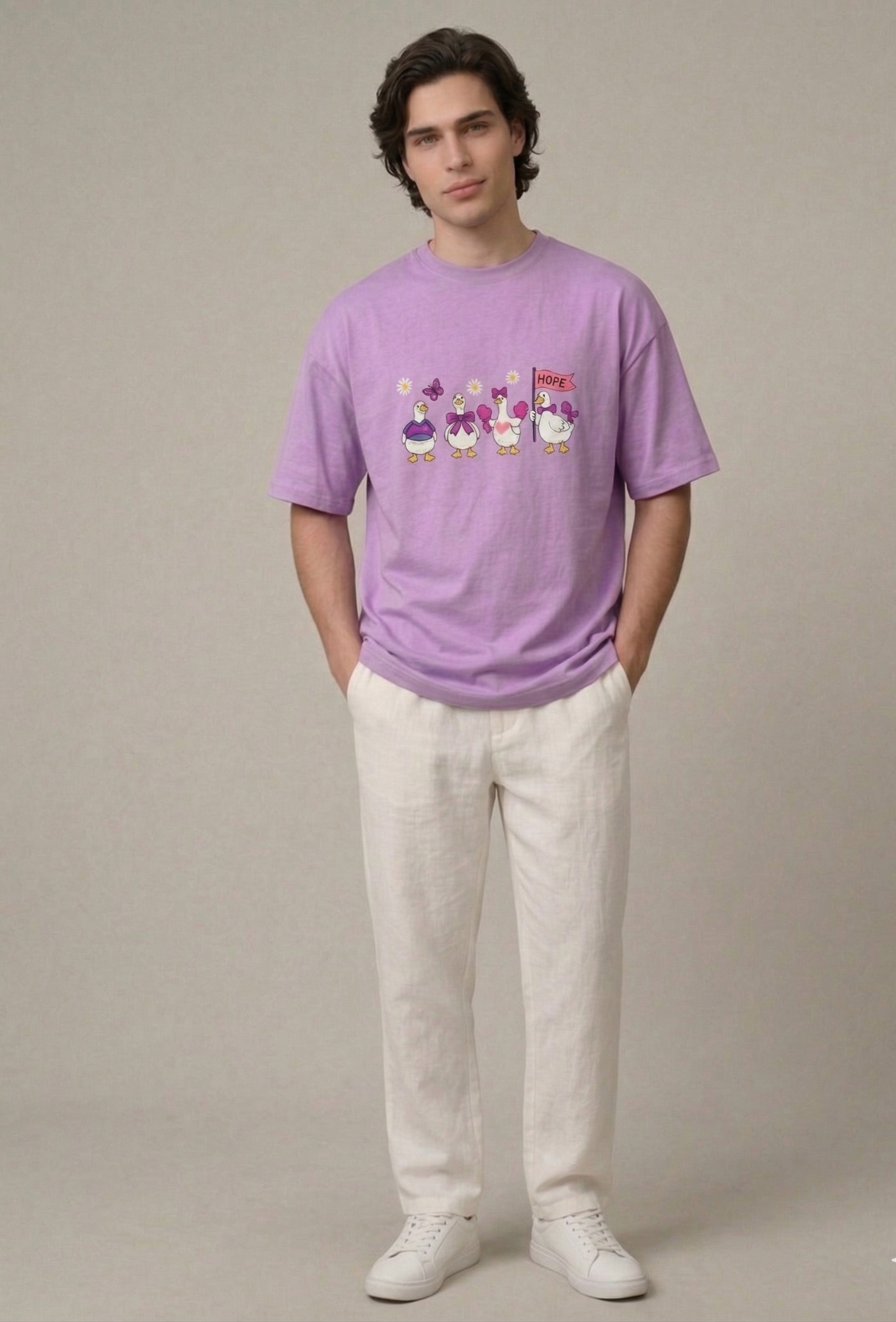 Duck Embroidery T-shirt