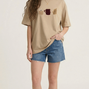 candle Embroidery T-shirt