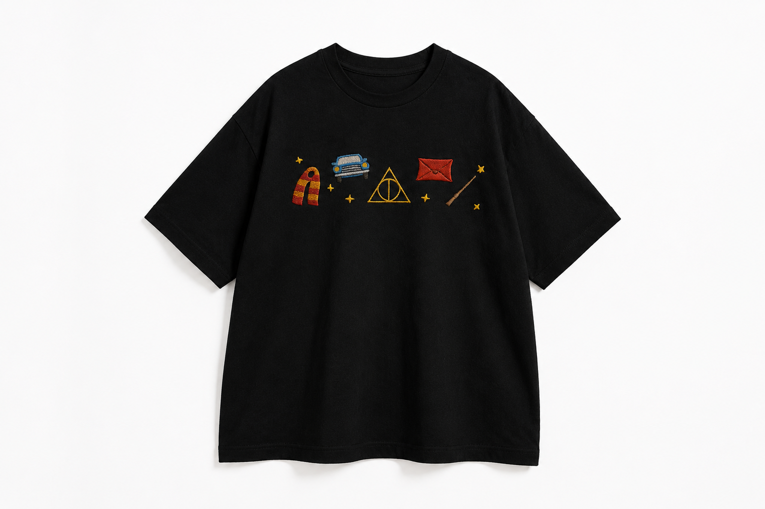 Harry Potter Embroided T-shirt - Image 5