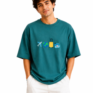 Travel Embroidred T-shirt