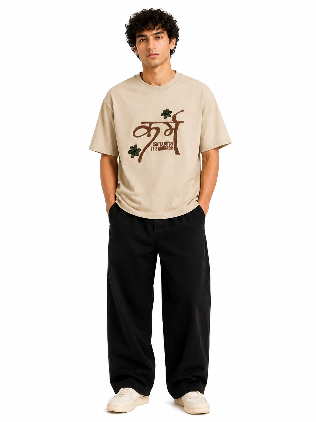 Karm Embroidered T-shirt