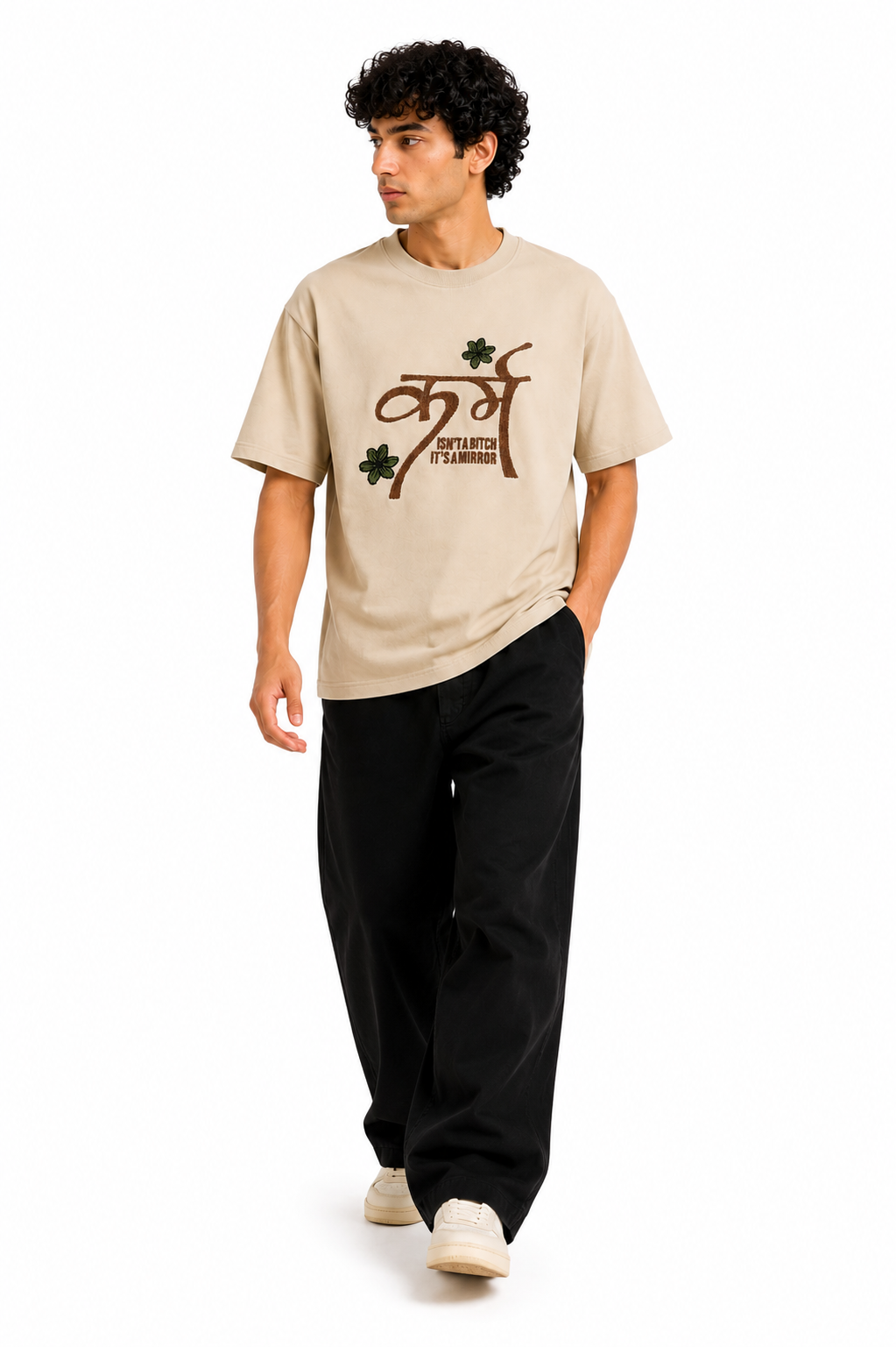 Karm Embroidered T-shirt - Image 2