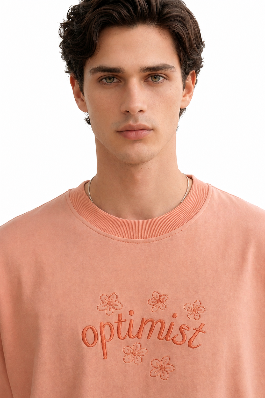 Optimist Embroided T-shirt - Image 2