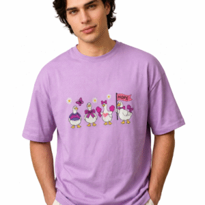 Hope Ducks Embroidery T-shirt