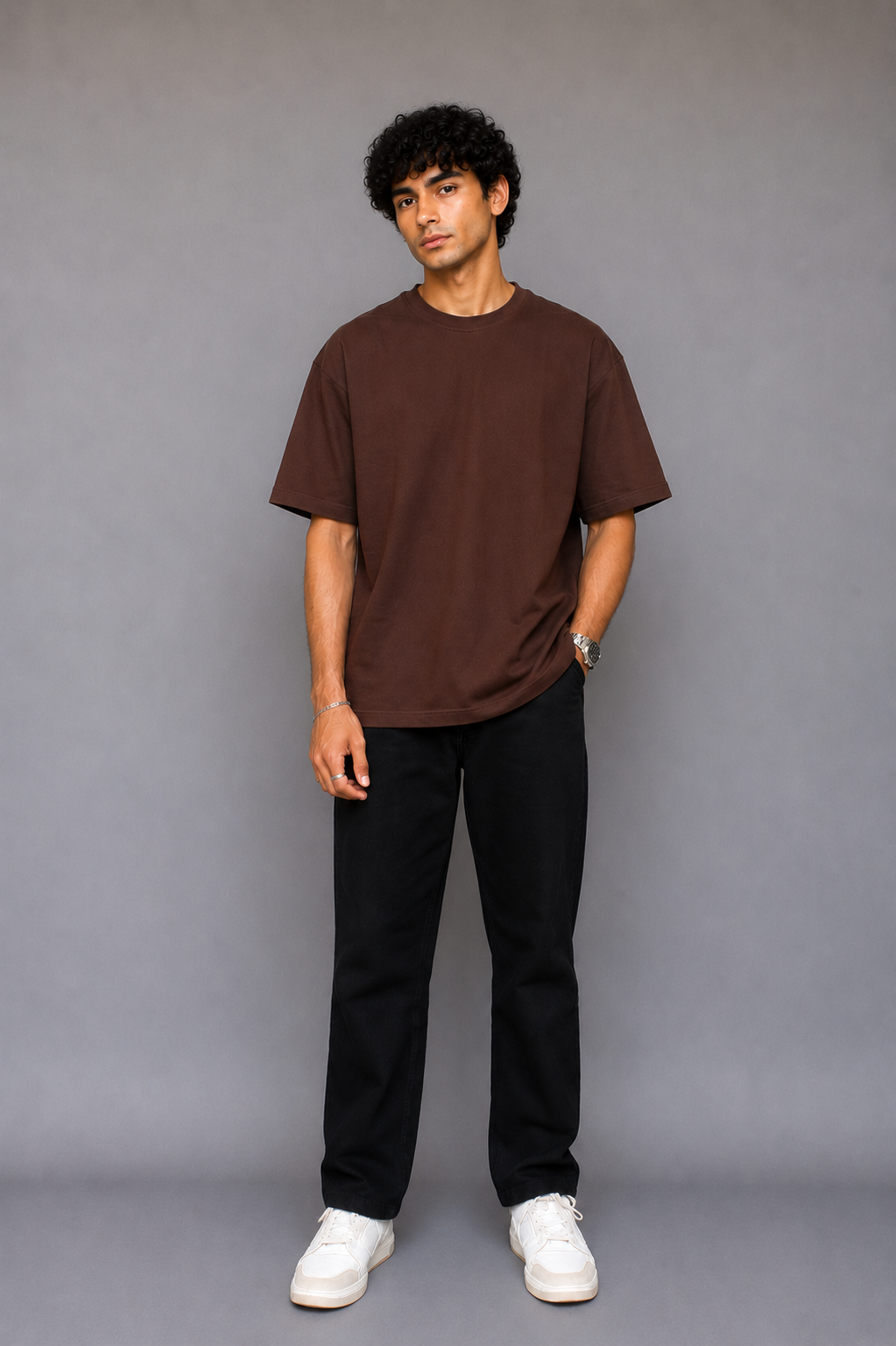 Coffee Plain Oversized T-shirt